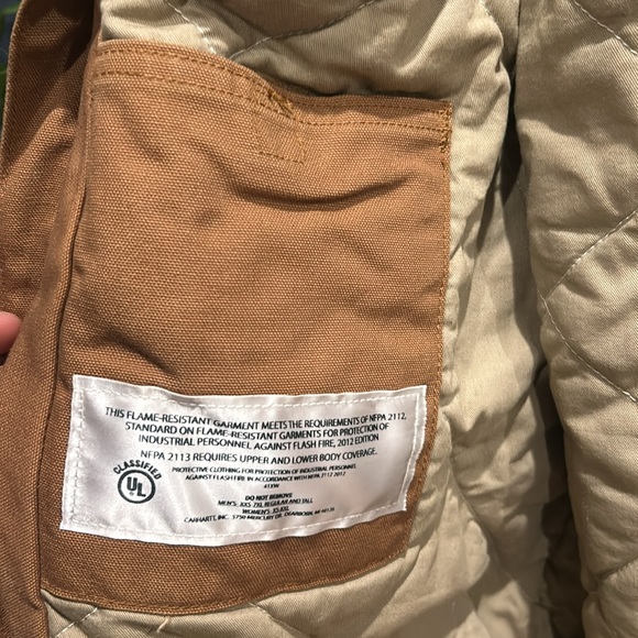 Carhartt Flame Resistant Jacket XL - Picture 6 of 8